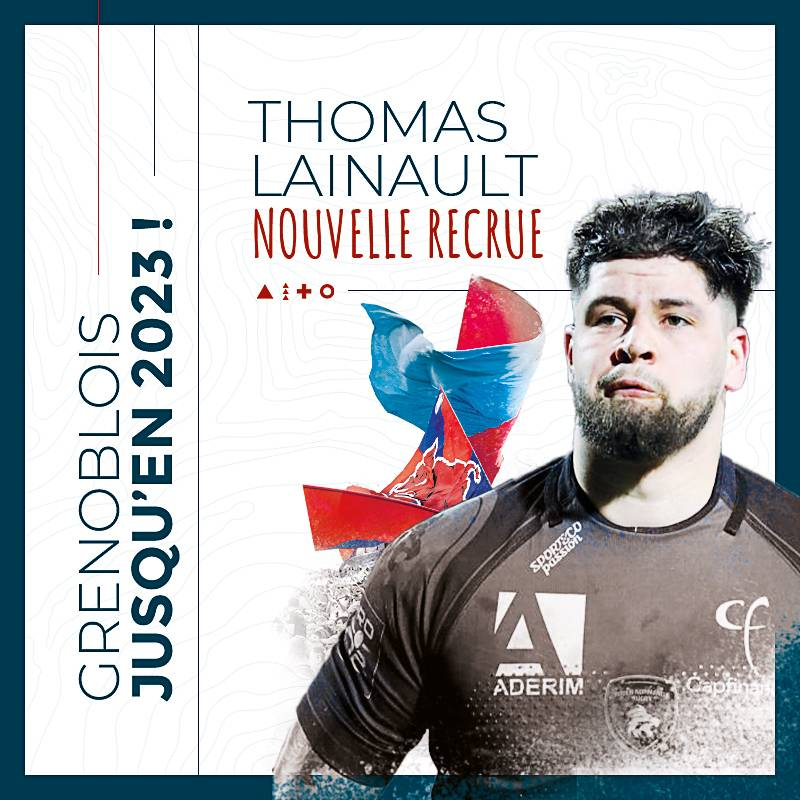 Deuxième ligne Thomas LAINAULT (fin de contrat 2025) Le Raffut