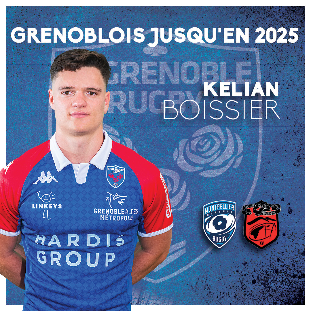 Prolongation Kelian Boissier, grenoblois jusqu’en 2025 ! Le Raffut